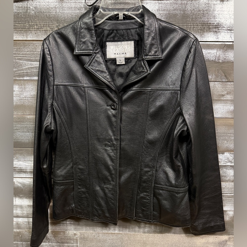 Wilsons Leather Maxima Women's Classic Black Leather Jacket